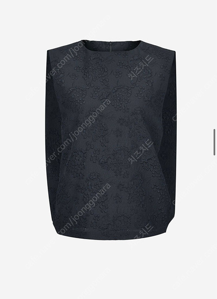 에핑글러 베스트 블라우스 자카드 블랙 새상품--0
