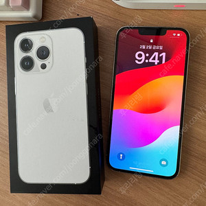 아이폰13프로 실버 512G 풀박스 상태최최최최상