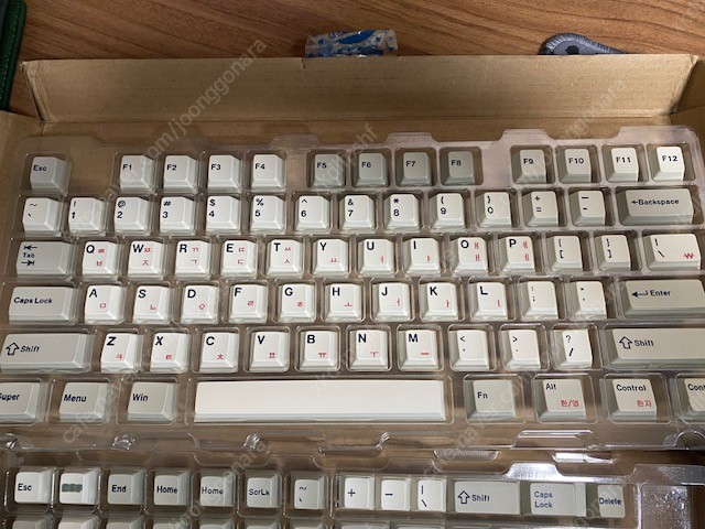 Idobao 체리 프로필 키캡 누렁이 한글 키캡 팔아요 이미지