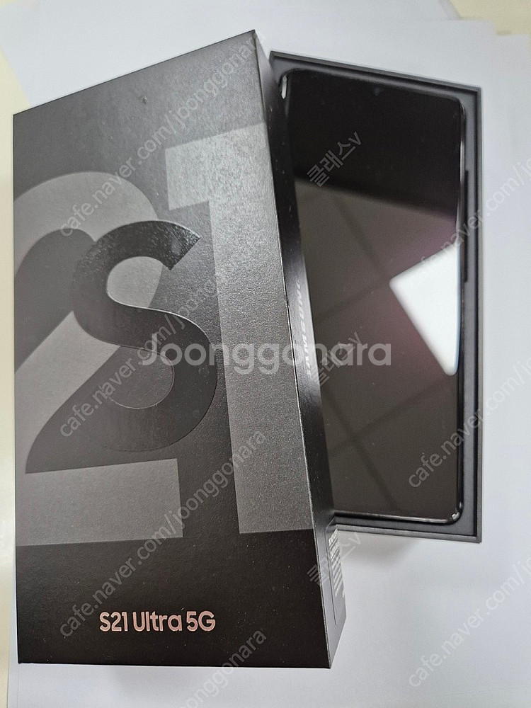 갤럭시 s21 울트라 512GB 자급제 블랙 팝니다.--1