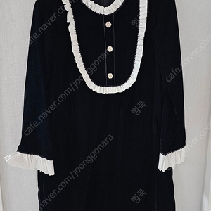 새상품)ZARA 자라 벨벳원피스M