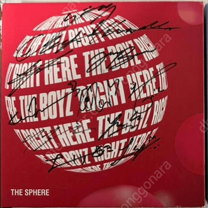 더보이즈 the sphere 스피어 친필 비매 싸인 사인 앨범