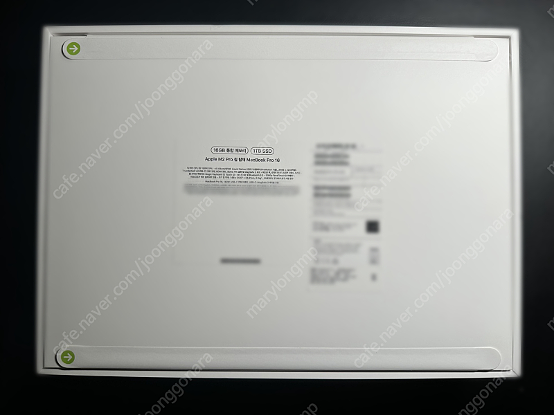 (미개봉)_Apple 맥북 프로 16 2023년 M2 Pro 16gb, 1TB (290만원)--2