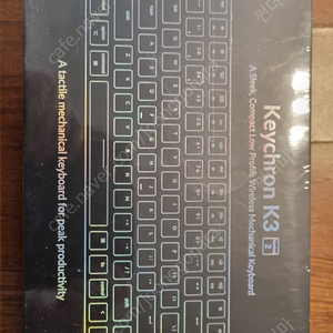 Keykron K3 RGB 청축 기계식 키보드 (미개봉)