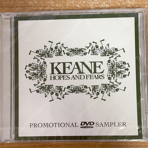 킨 KEANE - Hopes And Fears (Promotional DVD SAMPLER) 희귀반 (미개봉)