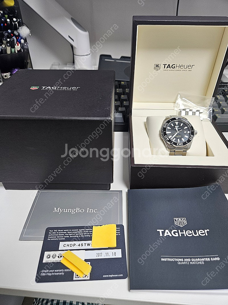 태그호이어 아쿠아레이서 300 WAY101A BA074...--2