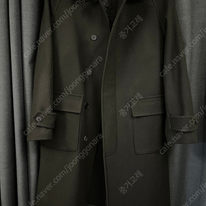 [24/7 series] WOOL BALMACAAN COAT 다크 차콜