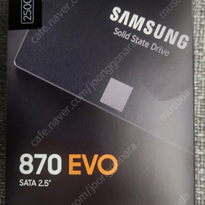 [판매][미개봉] 삼성 SSD EVO 870 250GB (SATA 2.5") 국내정품