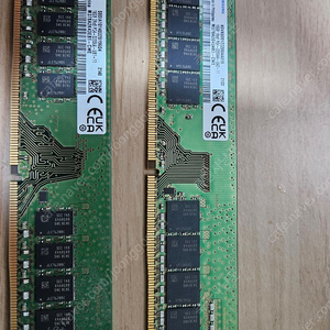 삼성 램 ddr4 3200 16기가 2개 세트로 팔아요~