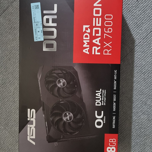 RX7600 OC ASUS 미개봉