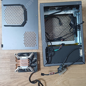 MIDORI itx 케이스 + DC 550W + ATX - DC 파워 + Z39