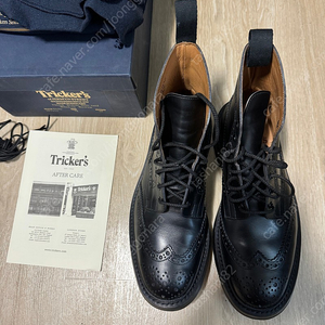 트리커즈 Tricker’s / 스토우 블랙 코만도솔 부츠 / 265, UK7.5