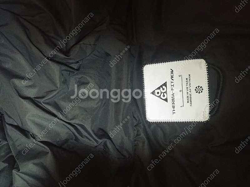 루나레이크 패딩 블랙 L사이즈--1