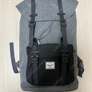 허쉘 Herschel 리틀 아메리카 노트북 백팩 Raven Crosshatch 클래식 25L