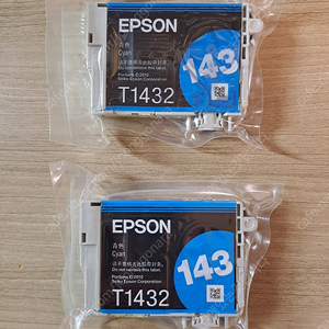 엡손 벌크잉크 청록 잉크 카트리지 T1432 (대응기종 Epson ME OFFICE 82WD/900WD/960FWD) 2개 팝니다