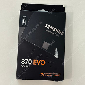 [미개봉][새제품] 삼성 850 EVO 2TB SSD