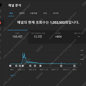 유튜브 채널(800명)