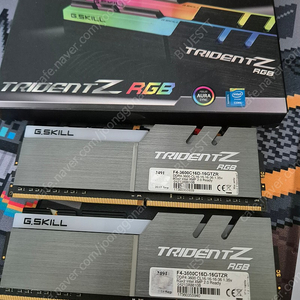 지스킬 트라이던트Z RGB 3600CL16 16GB(8*2)