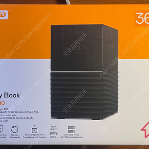 wd 마이북 듀오 my book duo 36tb