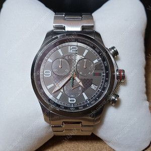 Gucci(구찌) YA126238 126.2 스틸 크로노 G-타임리스 남성용 시계