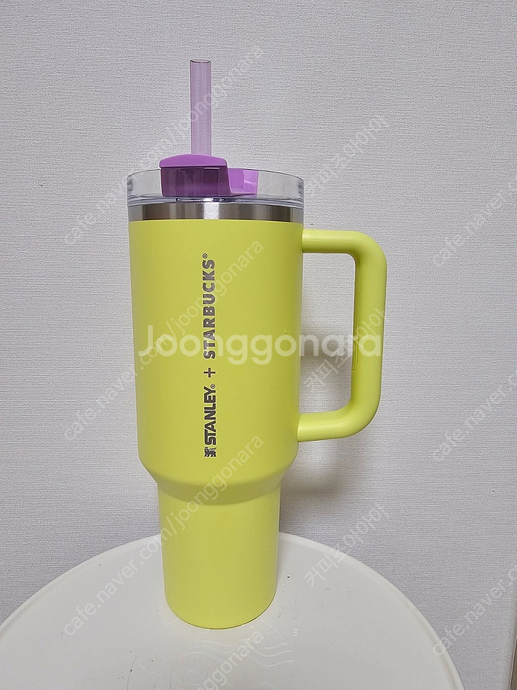 스타벅스 태국한정 스탠리 라임 퍼플 콜드컵 40oz--0