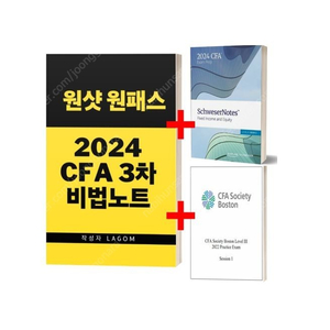 2024 CFA LV3 3차 요약노트 서브노트