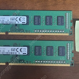 메모리 DDR3 4gb 2개 팔아요(1만)