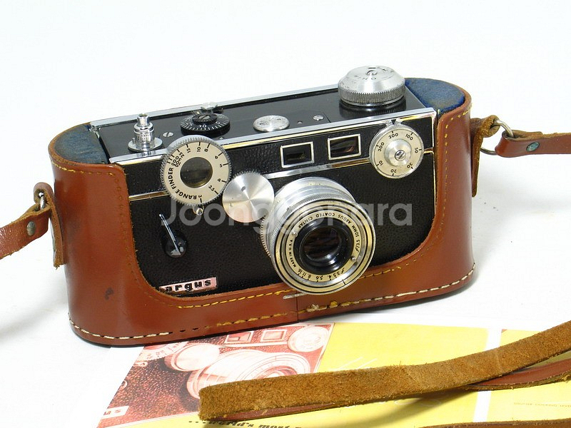 아구스 C-3 필름카메라 빈티지 35mm 완벽작동 벽돌...--5