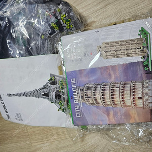 나노블럭 에펠탑, 피사의사탑 (대형)