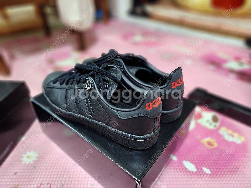 아디다스 바이x 032c 캠퍼스 프린스 알버트 블랙 Mens FX3495--0