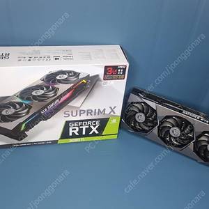 [판매] MSI RTX 3080 TI 슈프림 풀박스 판매