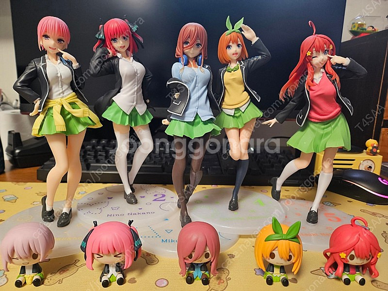 오등분의 신부 코어풀 리뉴얼 피규어, 제일복권 쵸코노코 일괄 판매--0