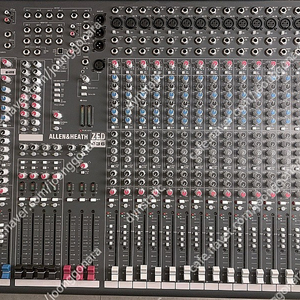 Allen & heath zed 436 완전 저렴하게 판매합니다 알랜히스 믹서 32채널 가격인하