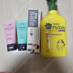 그린핑거 마이키즈 샴푸 500ml +Kids치약