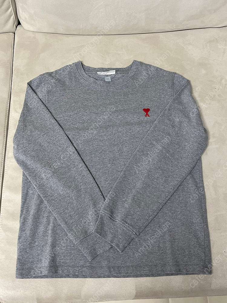 (M) 아미 맨투맨 95~100 그레이 이미지