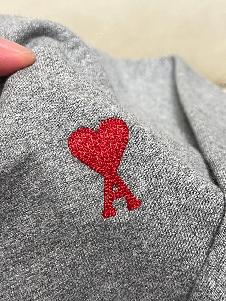 (M) 아미 맨투맨 95~100 그레이 이미지