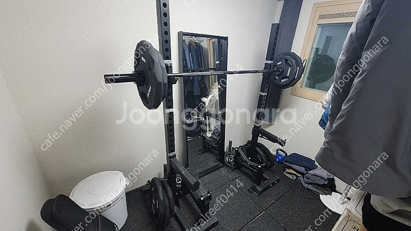 홈짐 분리형랙 플러그피트니스 슬링랙 우레탄원판 20kg...--0