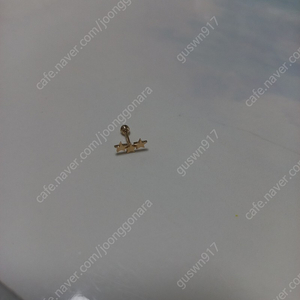 14k 트리플스타(약1cm)피어싱 바두께1mm 길이6mm