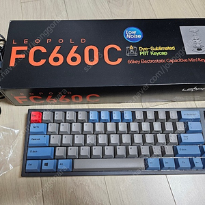 레오폴드 fc660c 3세대 저소음 무접점 (그레이블루)