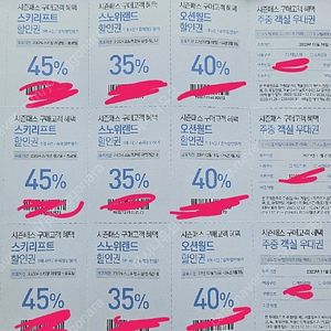 비발디파크 각종 할인권 팝니다