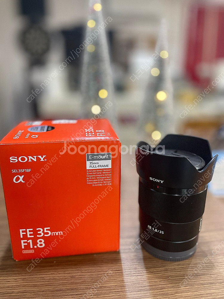 소니 FE 35mm F1.8 렌즈 팝니다.--0