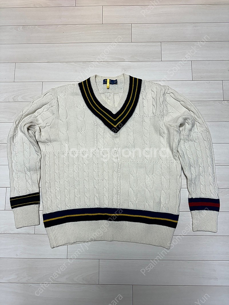 폴로 랄프로렌 크리켓 니트 xl 17fw 패치워크--0