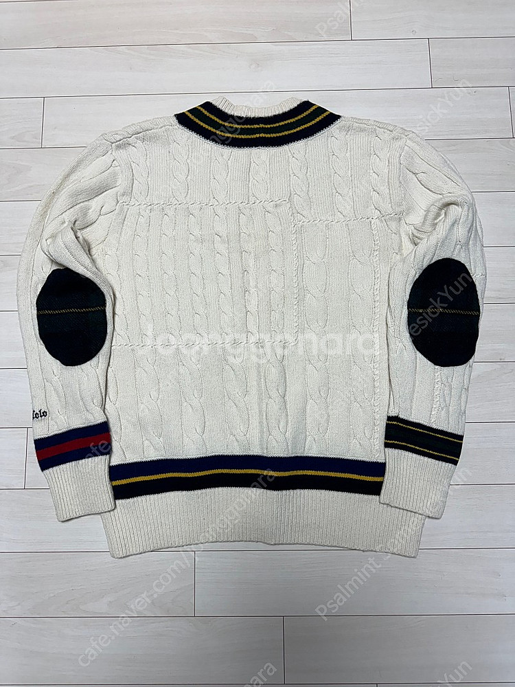 폴로 랄프로렌 크리켓 니트 xl 17fw 패치워크--1
