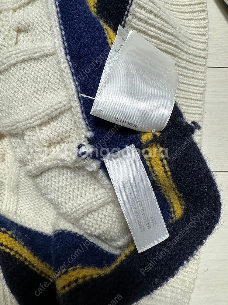 폴로 랄프로렌 크리켓 니트 xl 17fw 패치워크--4
