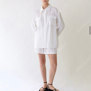 어그스트 two pocket shirts, half banding shorts 세트 새상품