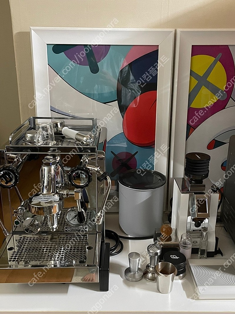 로켓 R58 v2 + 유레카 미뇽 그라인더 외 커피 용품