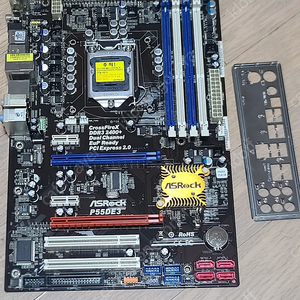 asrock p55de3(신품)+ddr3 10g(4g×2 2g×1)