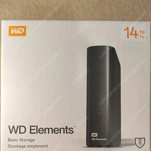 [미개봉] WD Elements 14TB 외장 하드 HDD