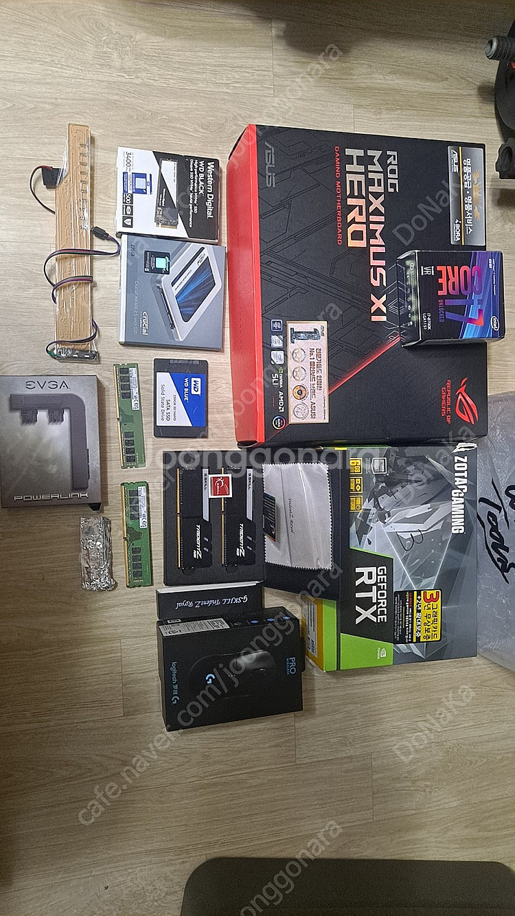 i7 8700k, 2080, 2060, ddr4, ddr5 램등 개인부품 정리합니다.--0