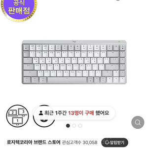 로지텍 mx mechanical mini for mac 페일그레이